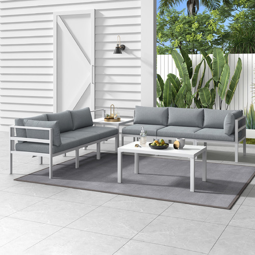 6 Seater Alnico Outdoor Lounge Set | Temple & Webster