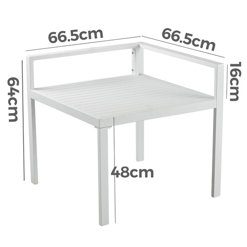 4 Seater Alnico Outdoor Lounge & Table Set