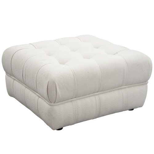 Ella 4 Seater Boucle Sofa & Ottoman Set