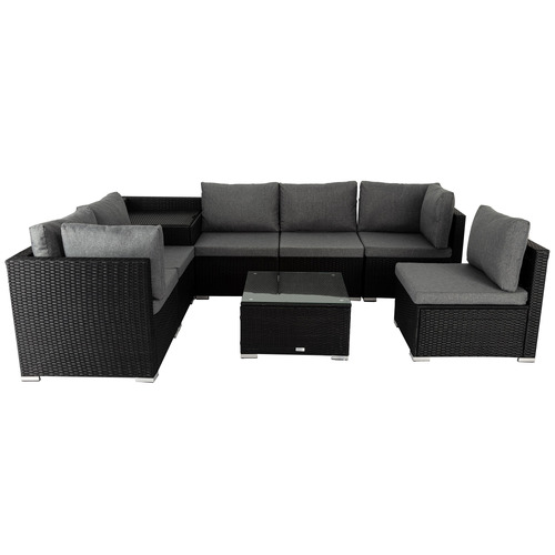 Ever Dreaming Living 6 Seater Shepard Outdoor Lounge & Coffee Table Set ...