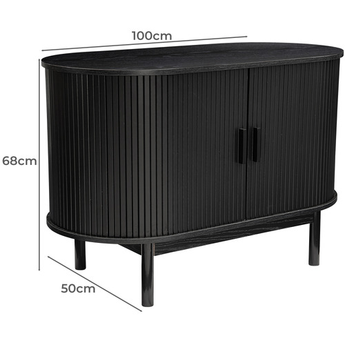 Chelsea Ribbed Wood Sideboard