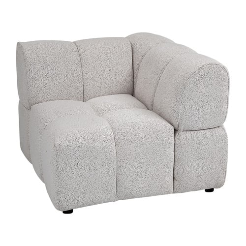 Henrietta 3.5 Seater Boucle Sofa with Ottoman