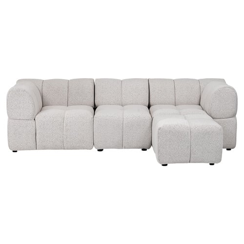 Henrietta 3.5 Seater Boucle Sofa with Ottoman