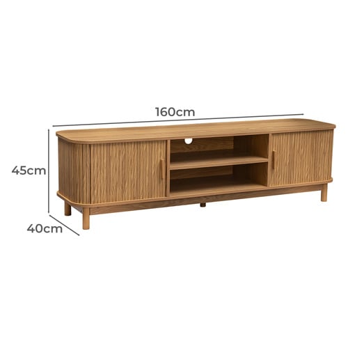 Briella Ribbed Entertainment Unit