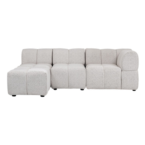 Henrietta 3 Seater Boucle Sofa with Ottoman