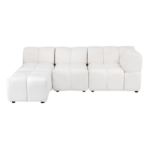 Henrietta 3 Seater Boucle Sofa with Ottoman