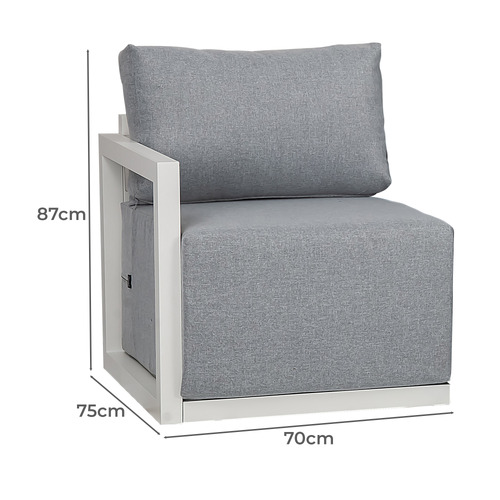 6 Seater Avaline Outdoor Modular Sofa Set