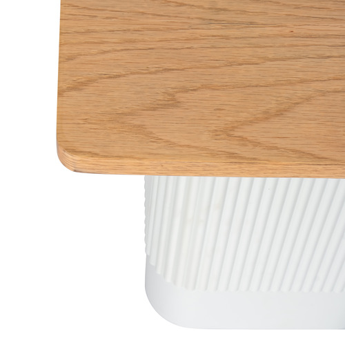 Cedar Ribbed Side Table