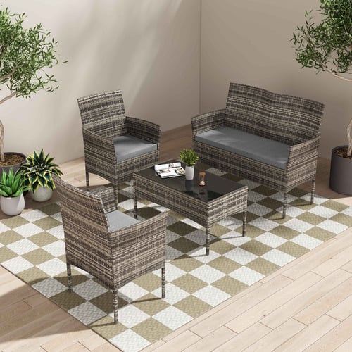 4-Seater-Wynford-PE-Wicker-Outdoor-Sofa-Set