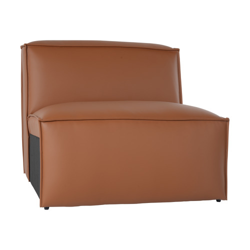 Massey 5 Seater Leather Chaise Lounge Set