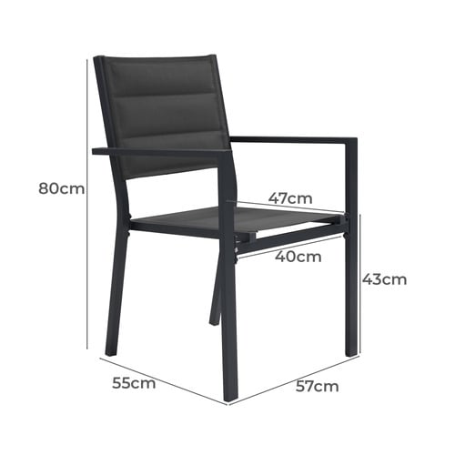 8 Seater Irma Outdoor Extendable Dining Table & Chair Set