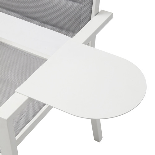 Robbie Aluminium Outdoor Armchair Tray Table