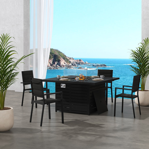 135.5cm-Brinley-Aluminium-Outdoor-Gas-Patio-Heater-Table