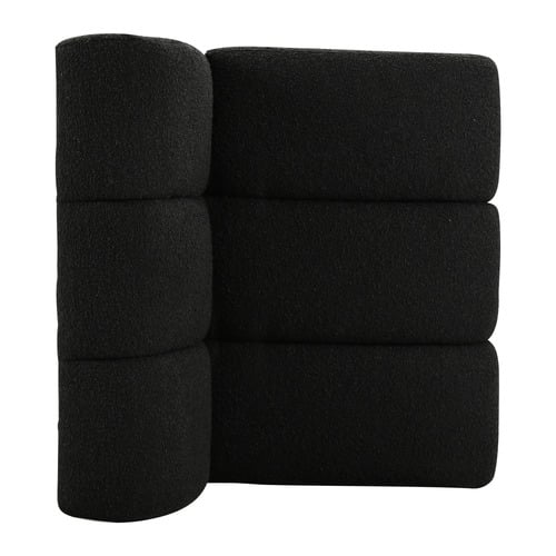 Laurent 3 Seater Curved Boucle Sofa Set