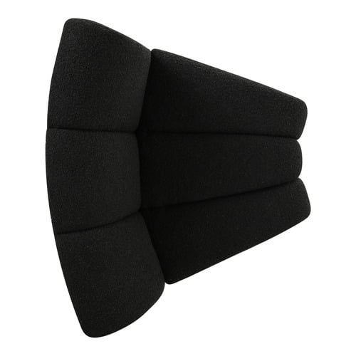 Laurent 3 Seater Curved Boucle Sofa Set