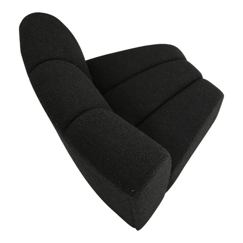 Laurent 3 Seater Deep Curved Boucle Sofa Set
