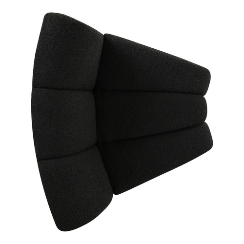 Laurent 3 Seater Deep Curved Boucle Sofa Set