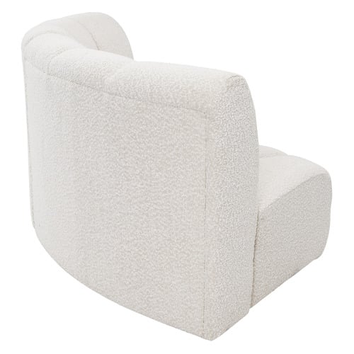 Laurent 3 Seater Curved Boucle Sofa Set