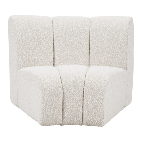 Laurent 3 Seater Curved Boucle Sofa Set