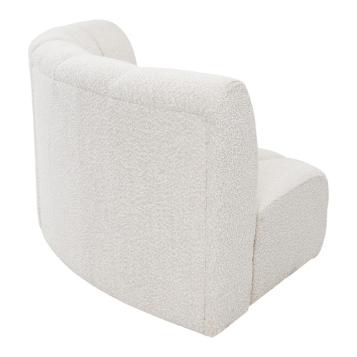 Laurent Deep Curved 3 Seater Boucle Sofa Set