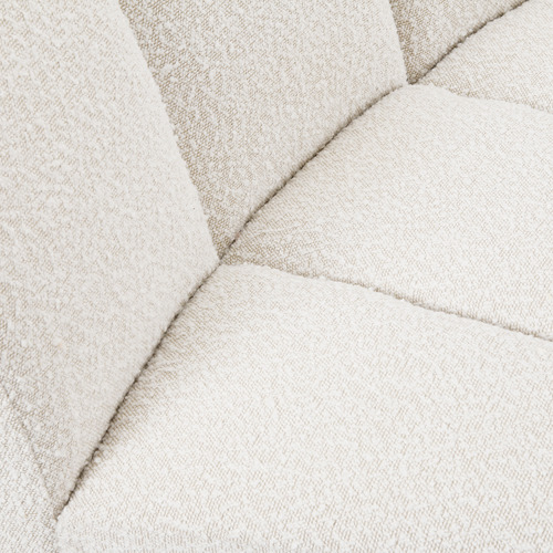 Laurent Deep Curved 3 Seater Boucle Sofa Set