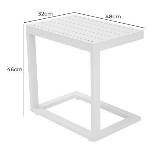 Tori Outdoor Lounge & Side Table Set