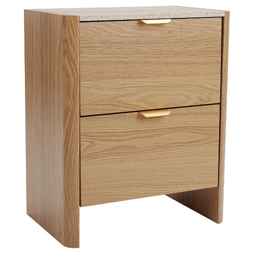 Jovie 2 Drawer Bedside Table