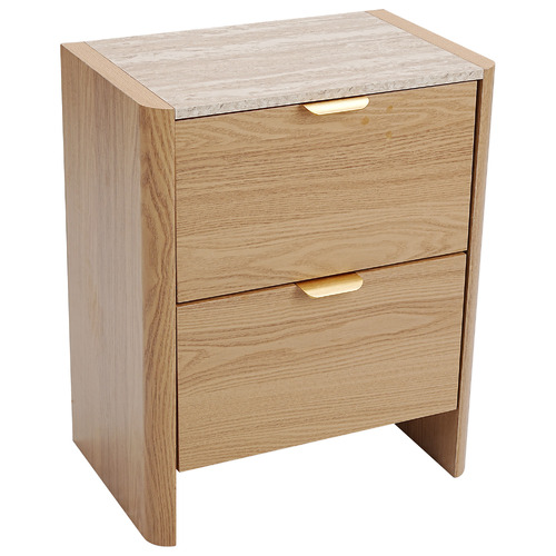 Jovie 2 Drawer Bedside Table