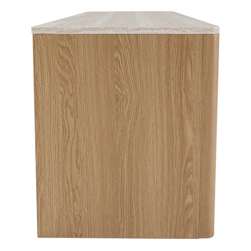 Sadie Travertine-Look Entertainment Unit