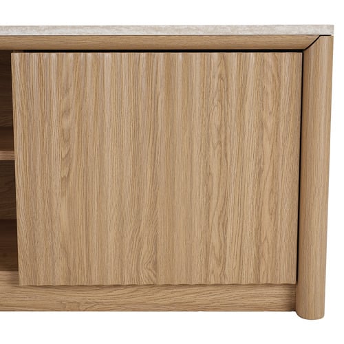 Sadie Travertine-Look Entertainment Unit