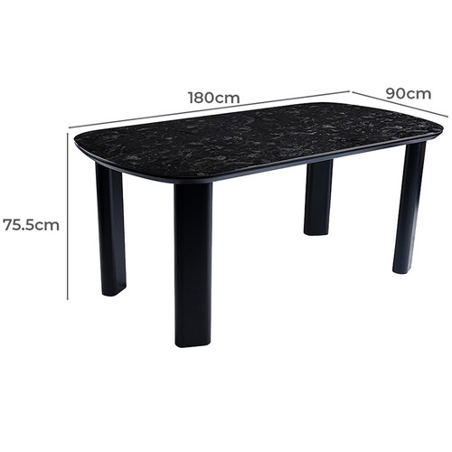 Conrad Marble-Look Dining Table