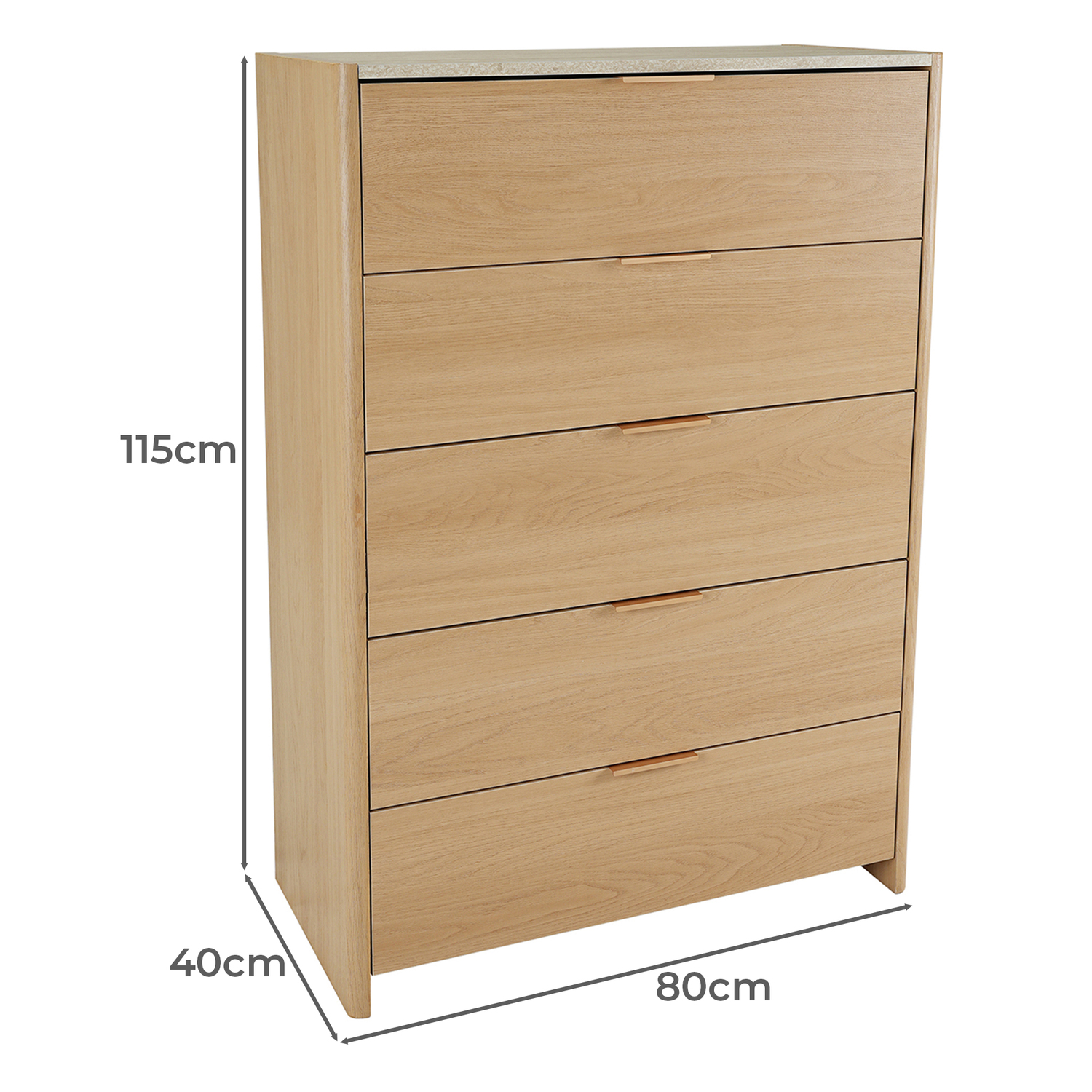 Portage 5 Drawer Chest
