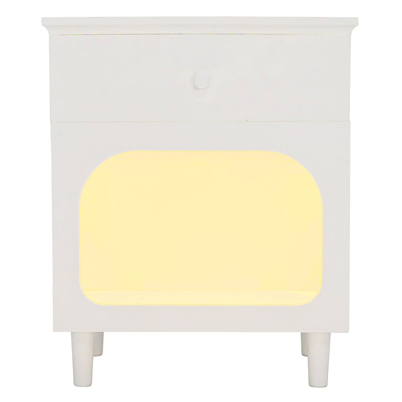 Molina Bedside Table with LED