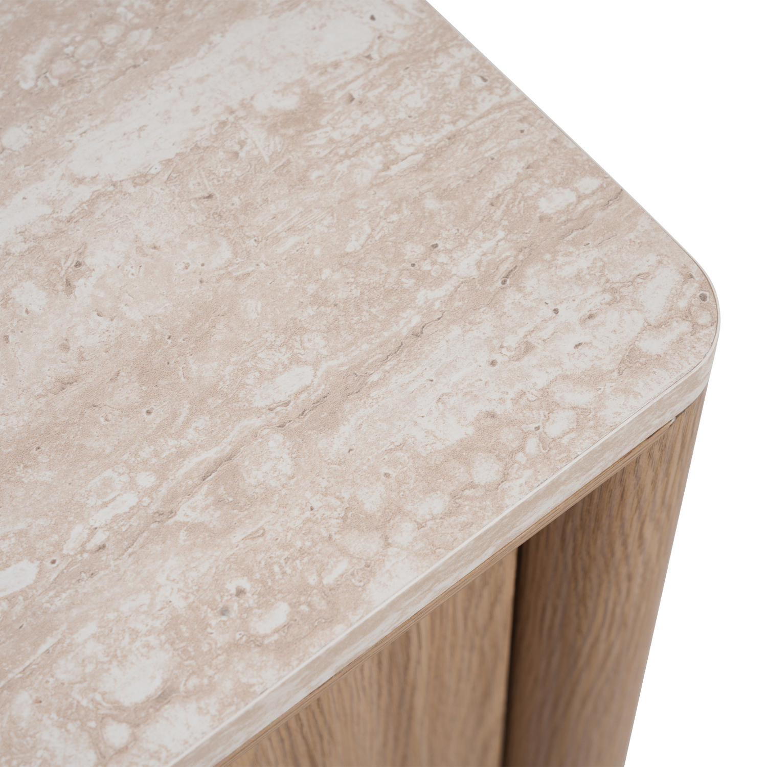 Lillian Faux Travertine 6 Drawer Chest