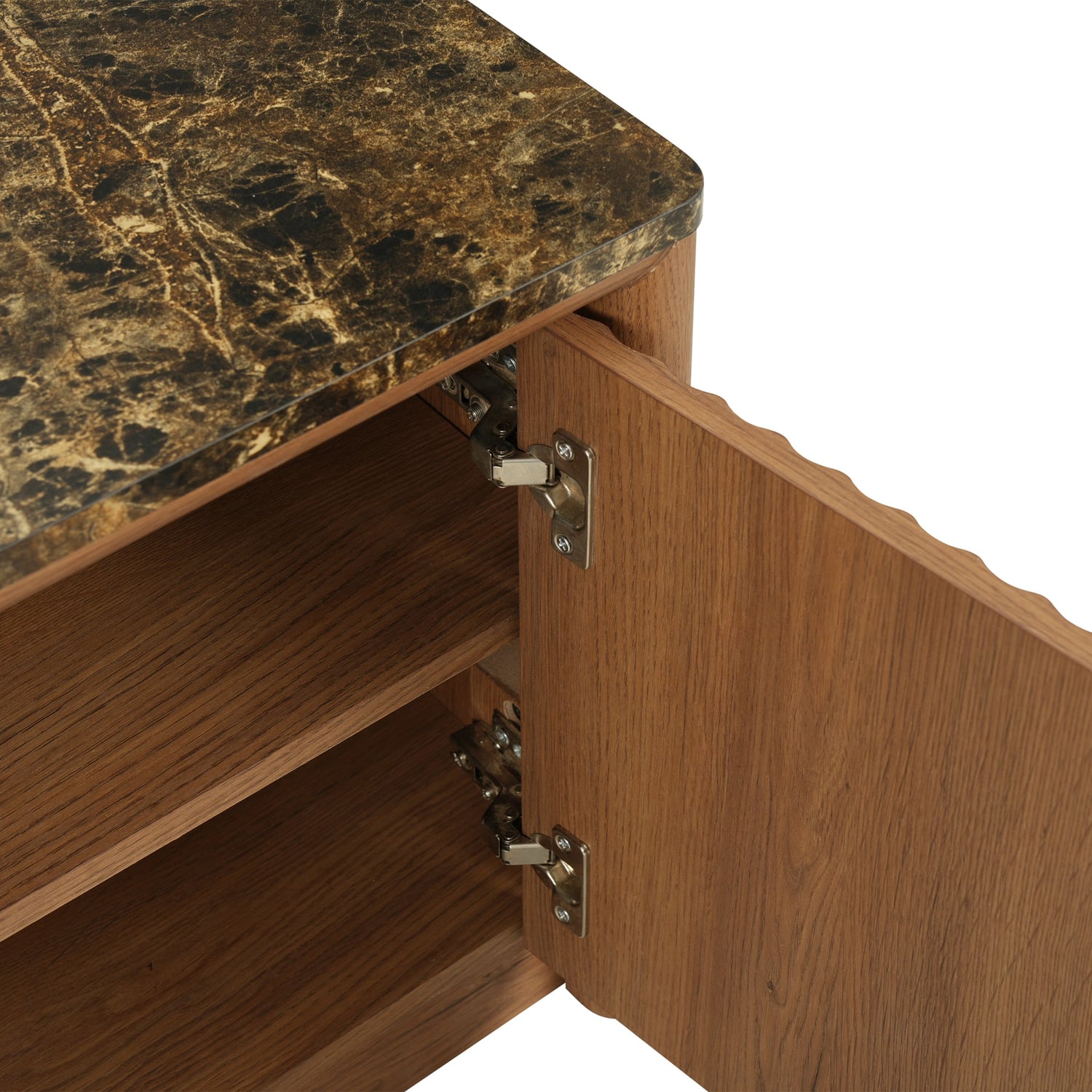 Alyssa Faux Marble TV Unit