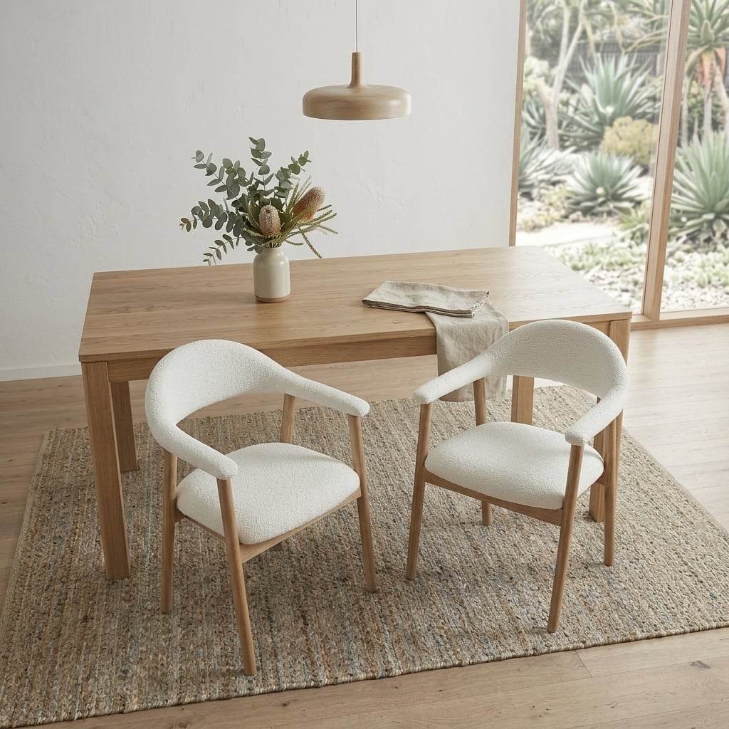 Arnault Boucle Dining Chairs