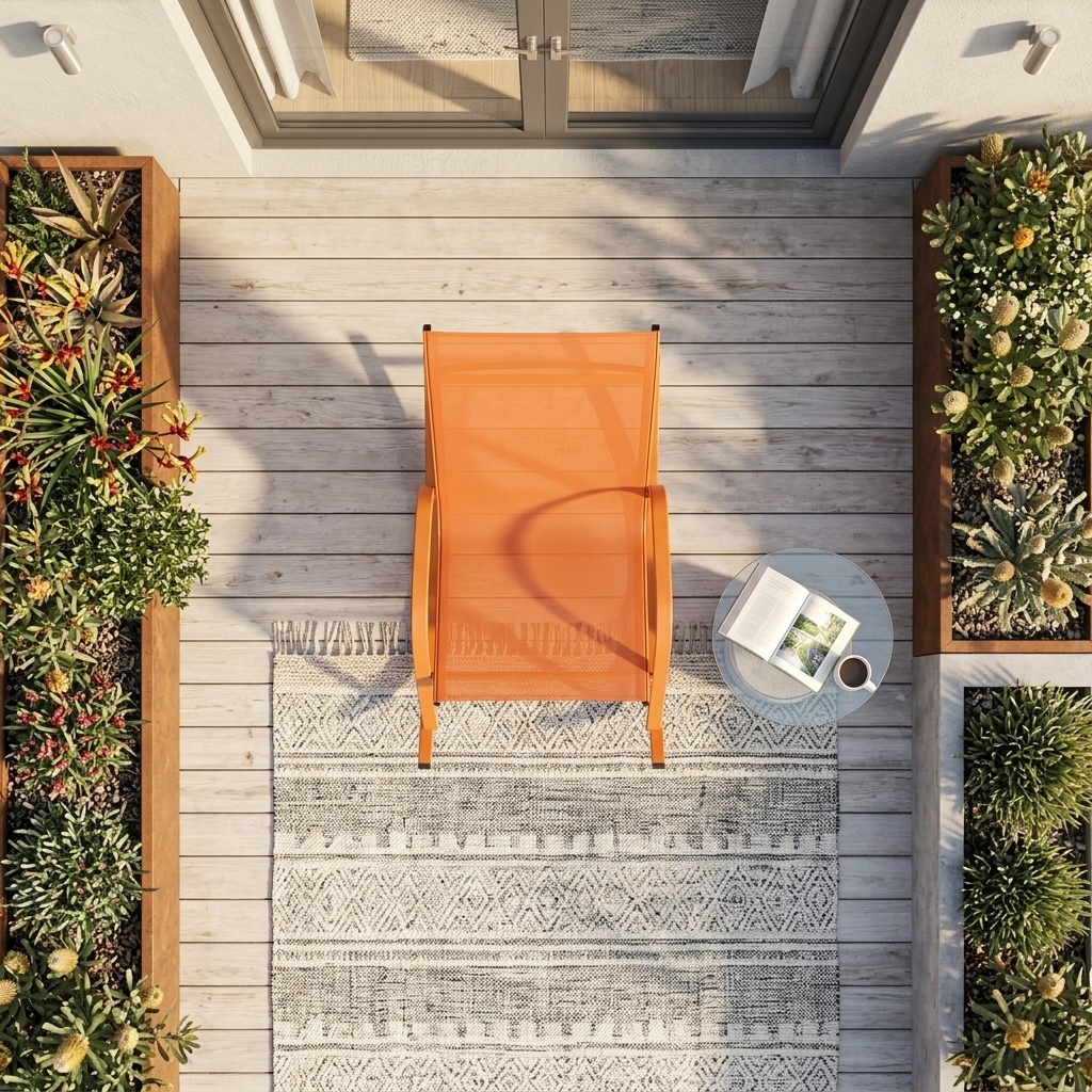 Arden High Back Outdoor Rocking Chair