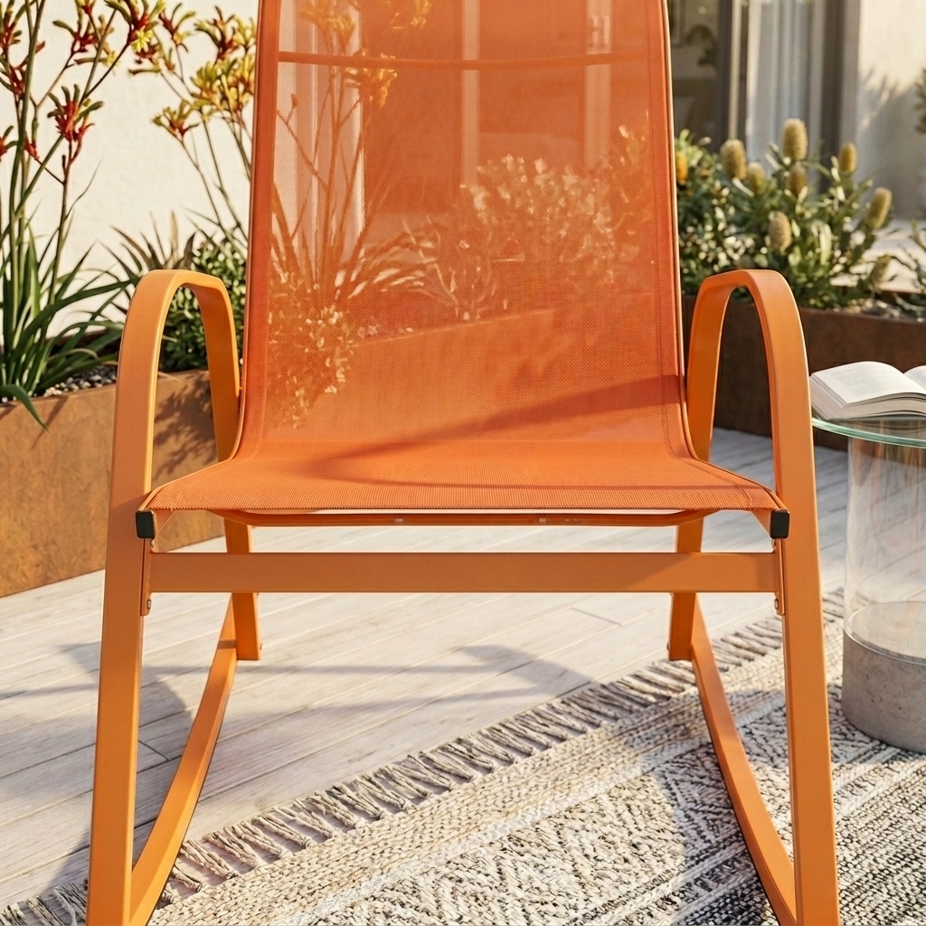 Arden High Back Outdoor Rocking Chair
