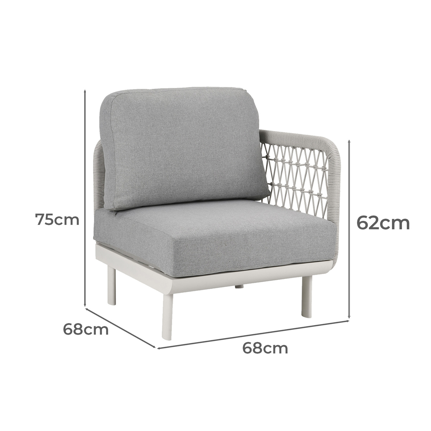 4 Seater Guillaume Outdoor Modular Sofa Set