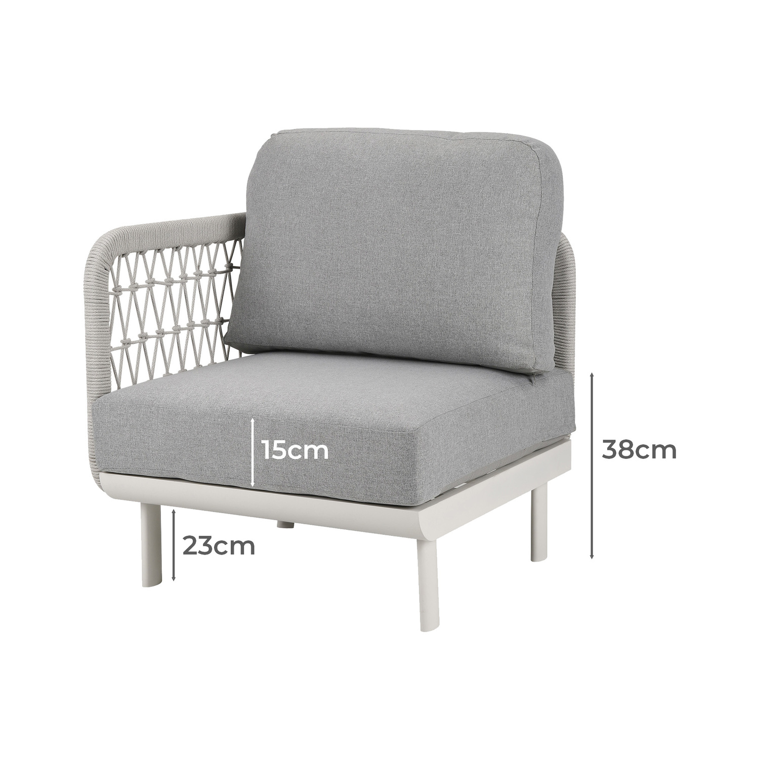 4 Seater Guillaume Outdoor Modular Sofa Set