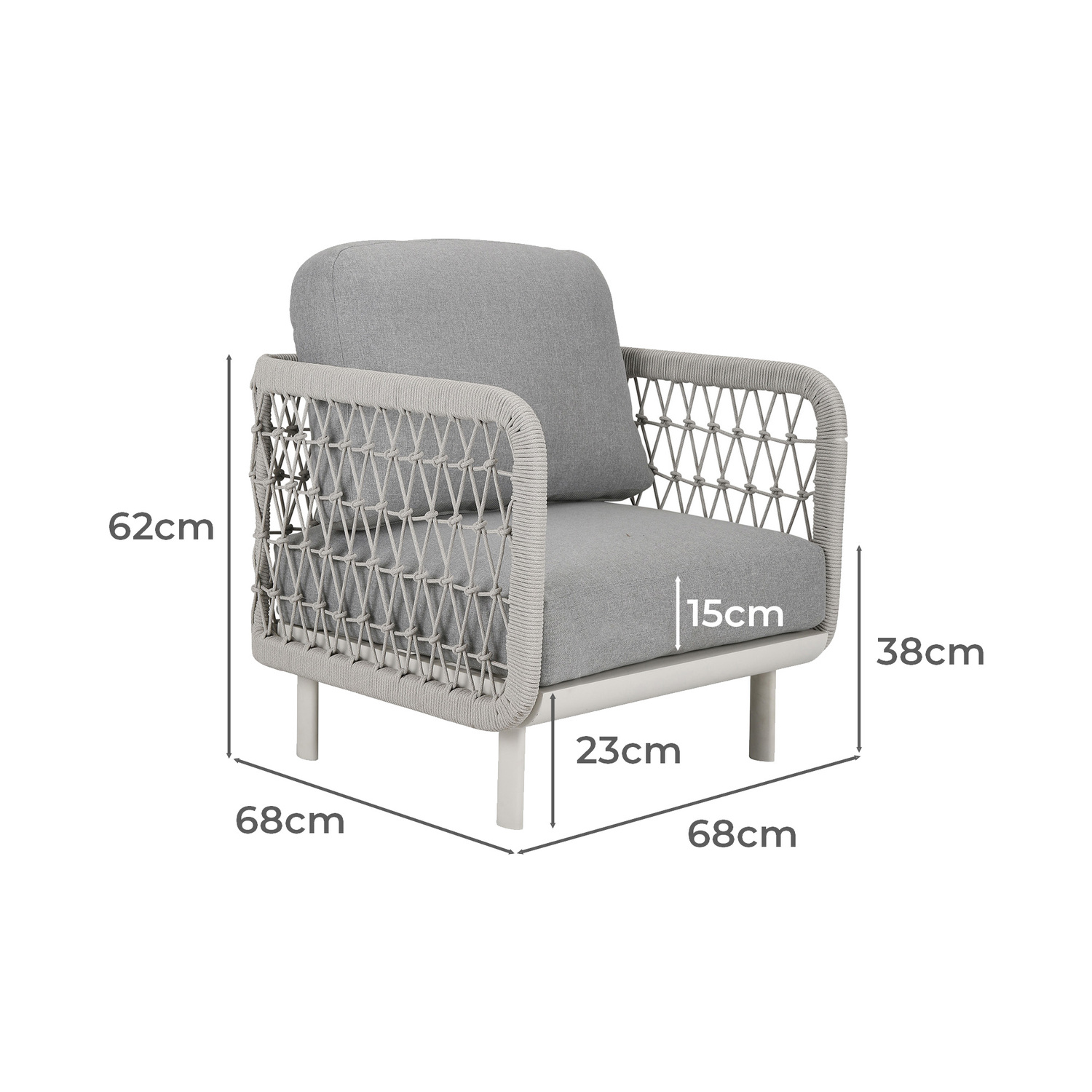 4 Seater Guillaume Outdoor Modular Sofa Set