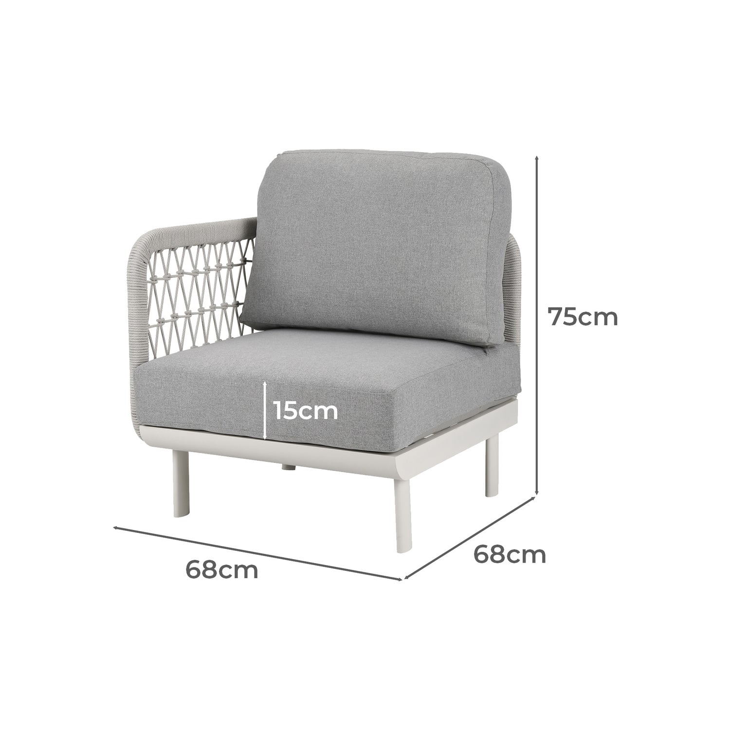 5 Seater Guillaume Outdoor Modular Lounge Set