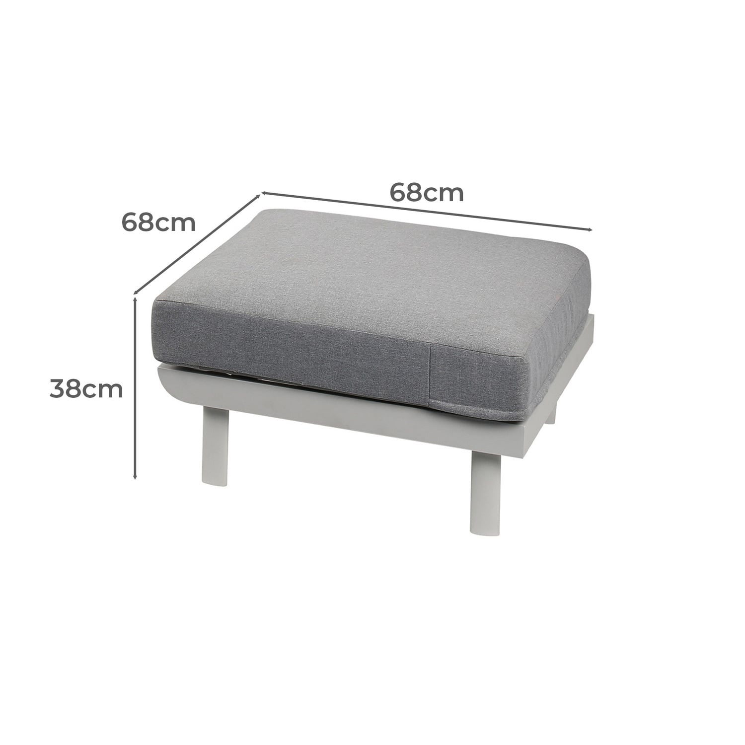 6 Seater Meja Outdoor Modular Lounge Set