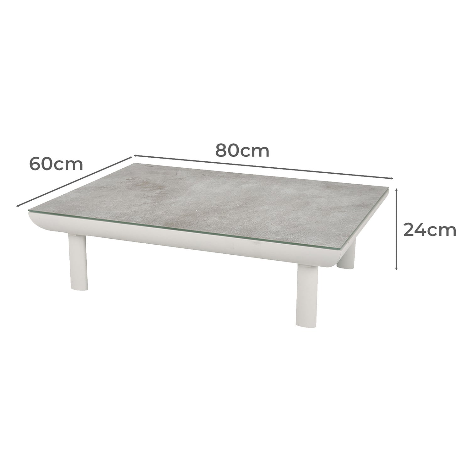 6 Seater Meja Outdoor Modular Lounge Set