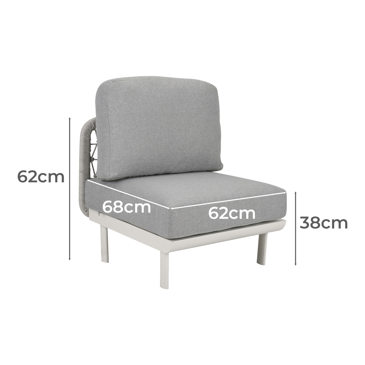 3 Seater Guillaume Outdoor Modular Lounge Set