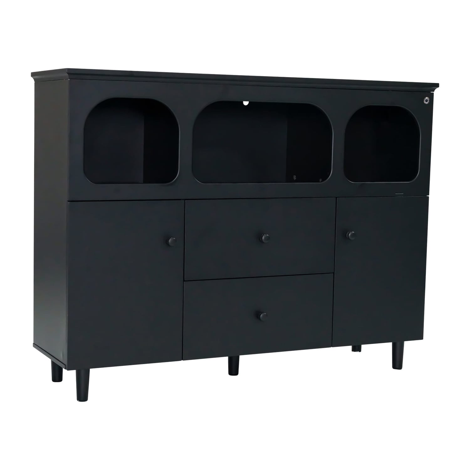 Black-Felix-2-Door-Sideboard-with-LED