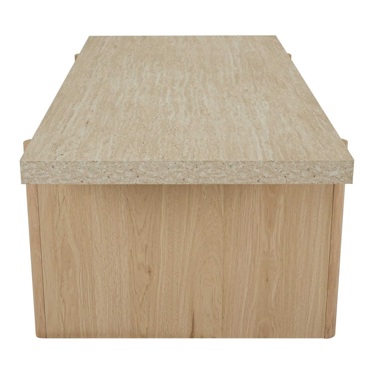Sally Travertine-Look Coffee Table