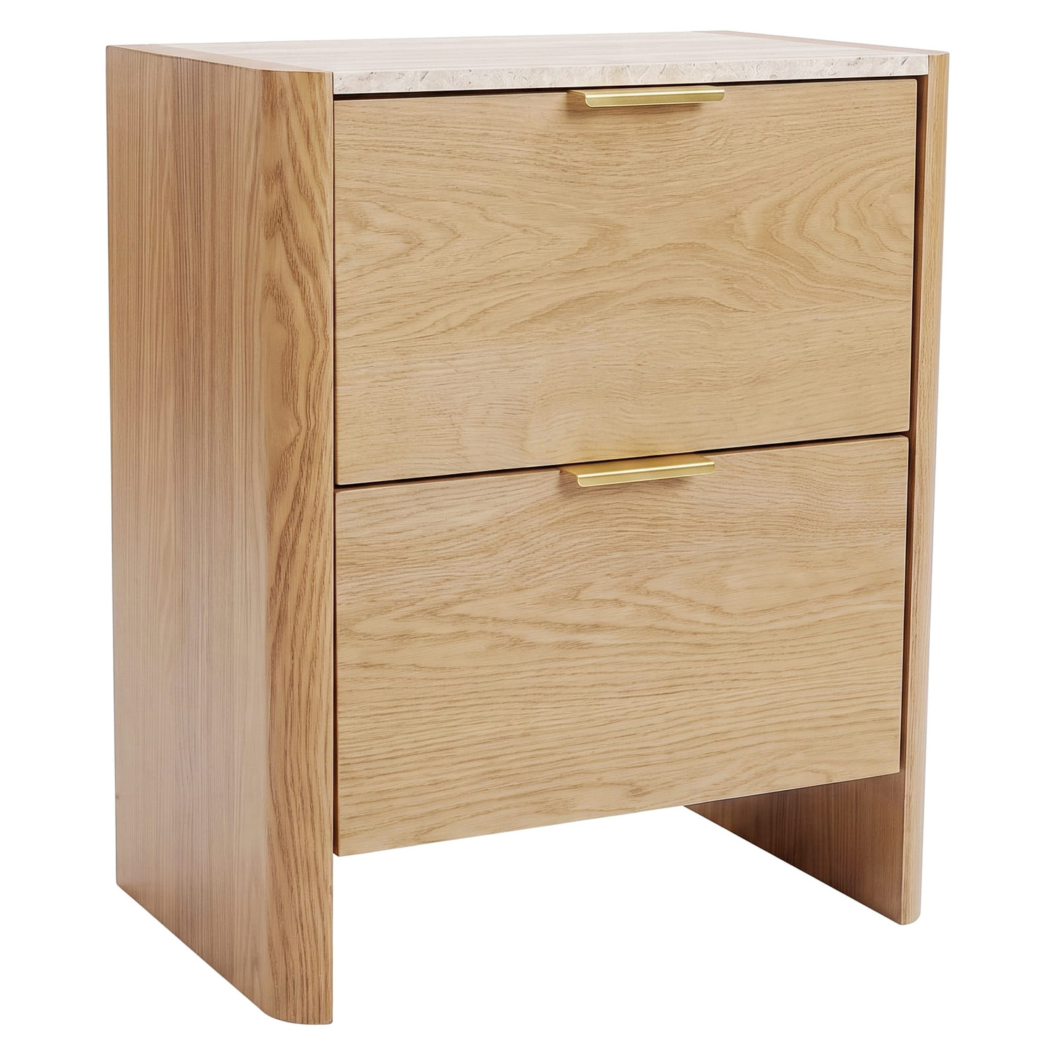 Jovie 2 Drawer Bedside Table