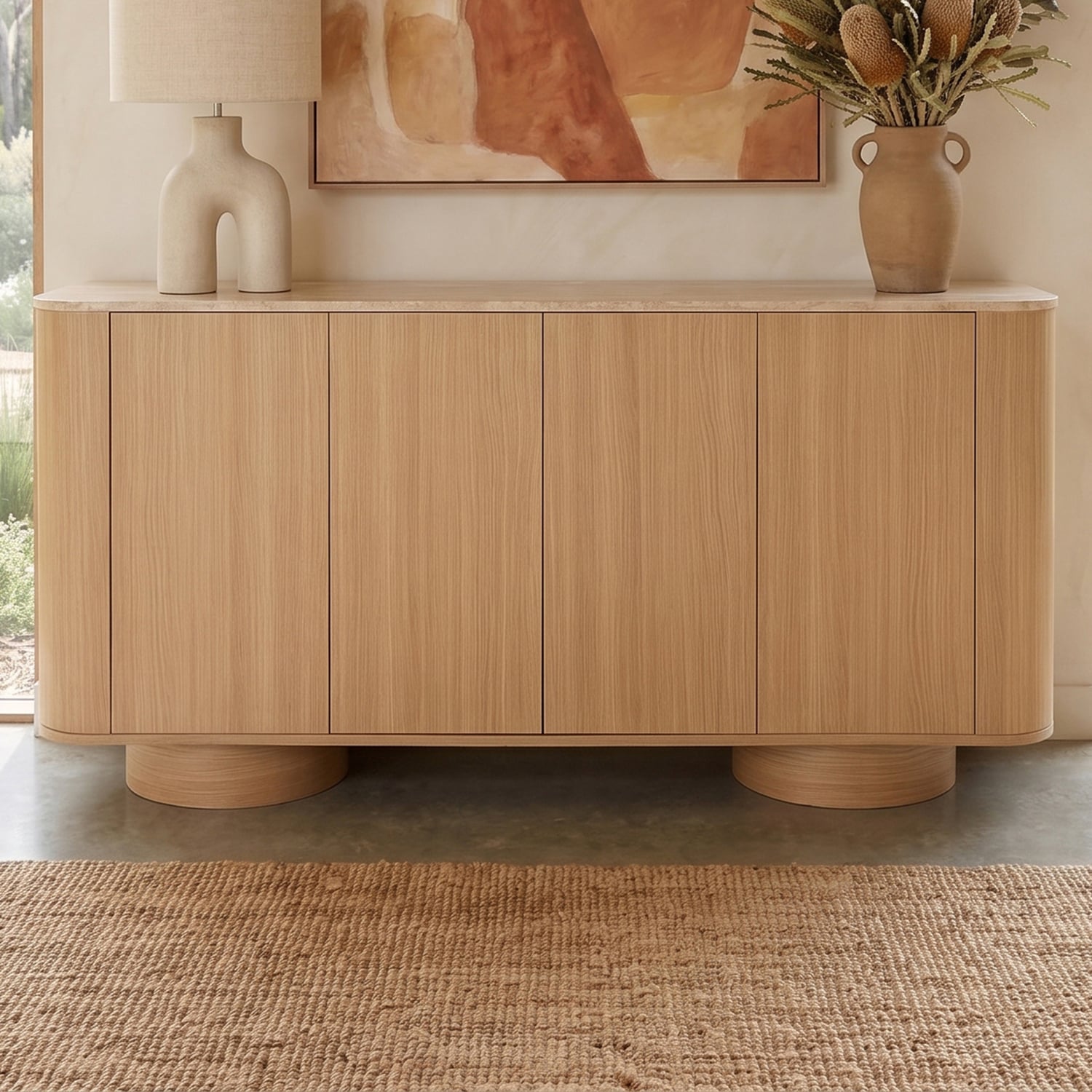 Barstow 4 Door Sideboard
