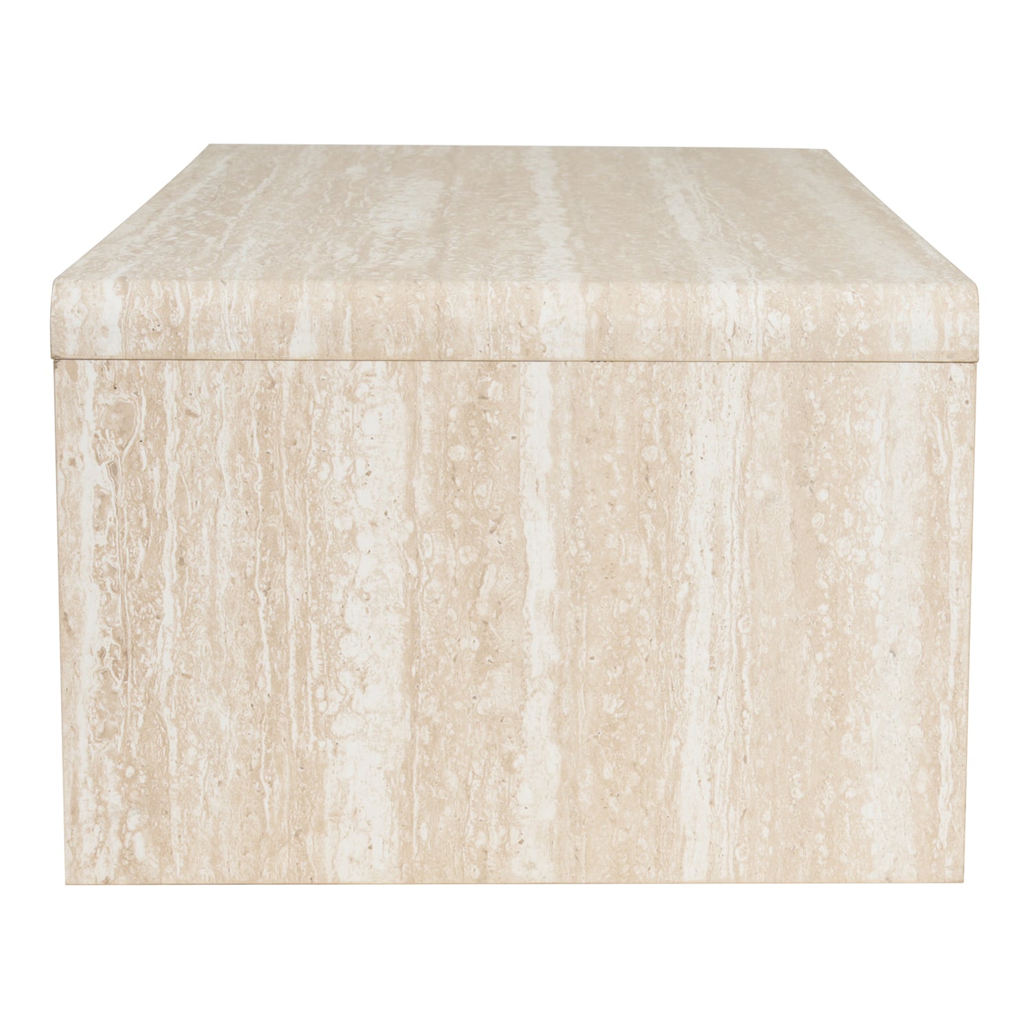 Palmera Travertine-Look Coffee Table